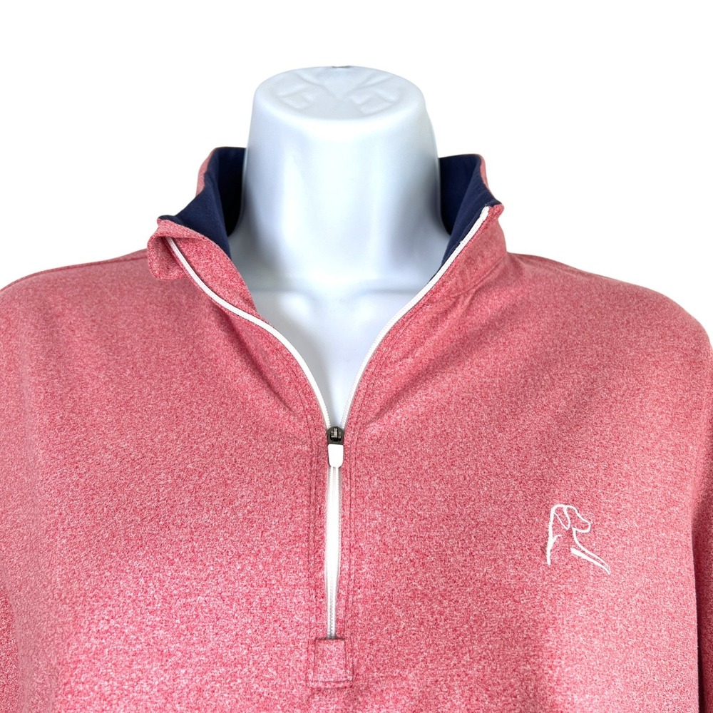 Rhoback Performance Q-Zip Pullover Size M Farmington Country Club Golf Preppy - Picture 3 of 10